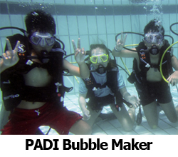 PADI Bubble Maker - 8 years and over